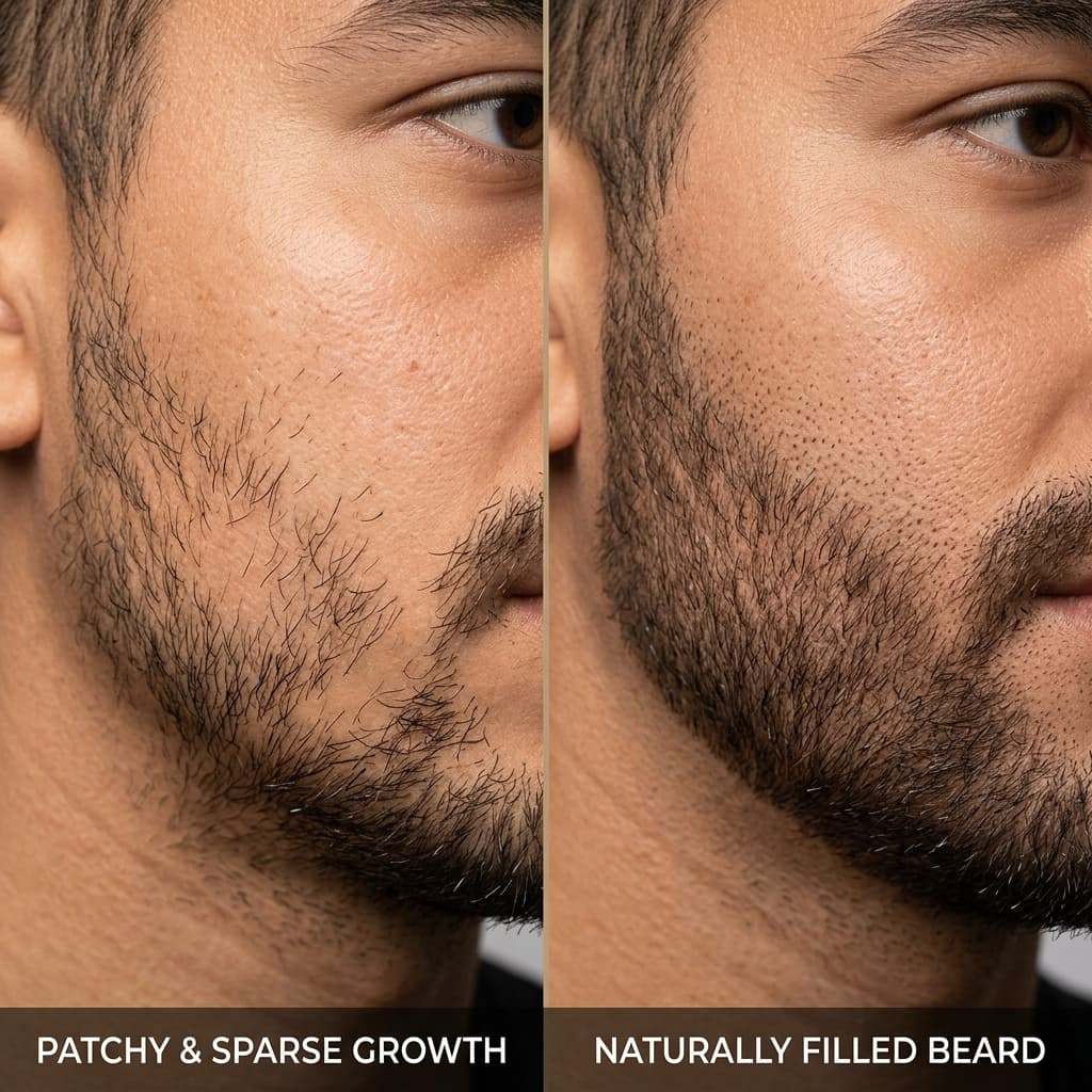 Antes e depois de Barba